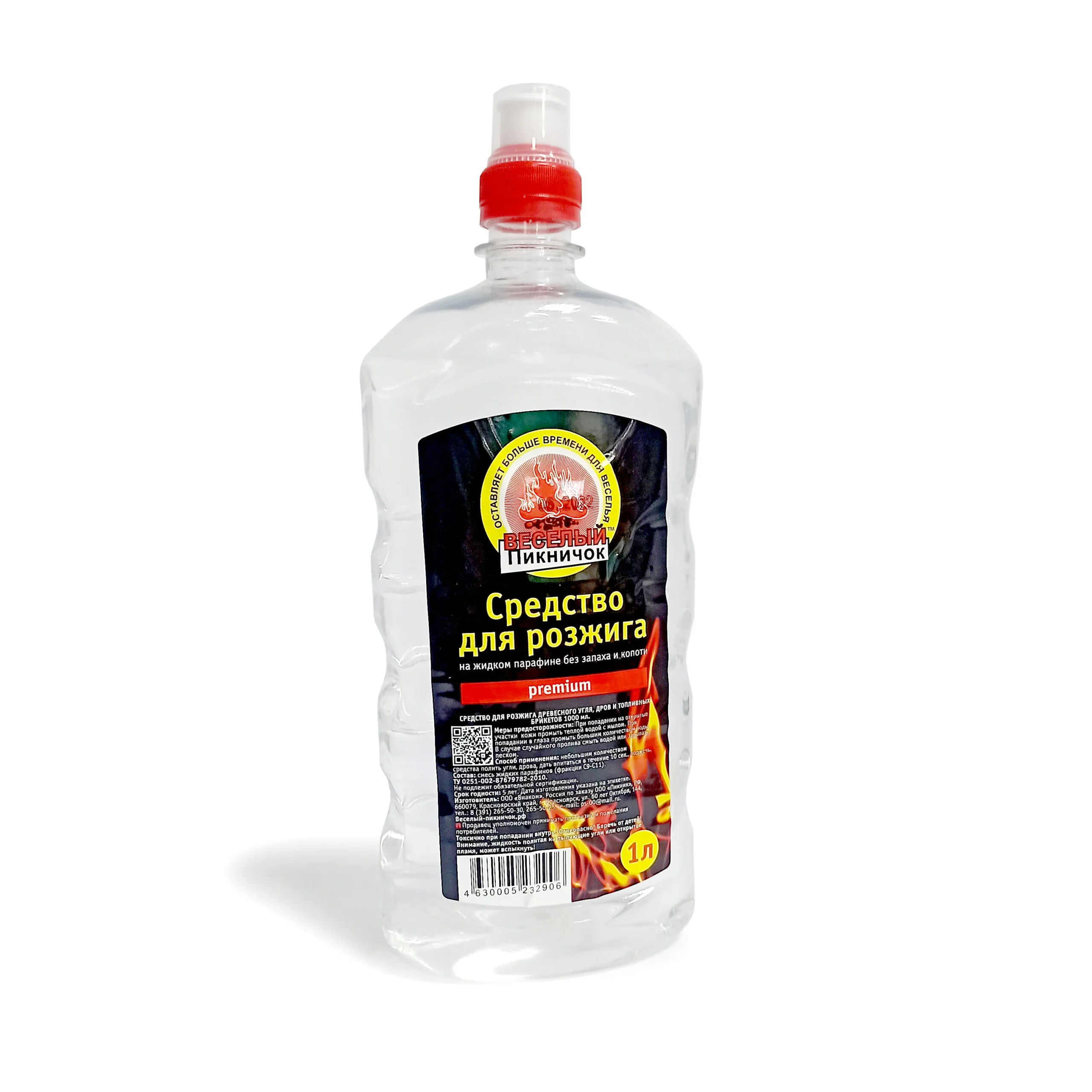 Жидкость для розжига 1 л.