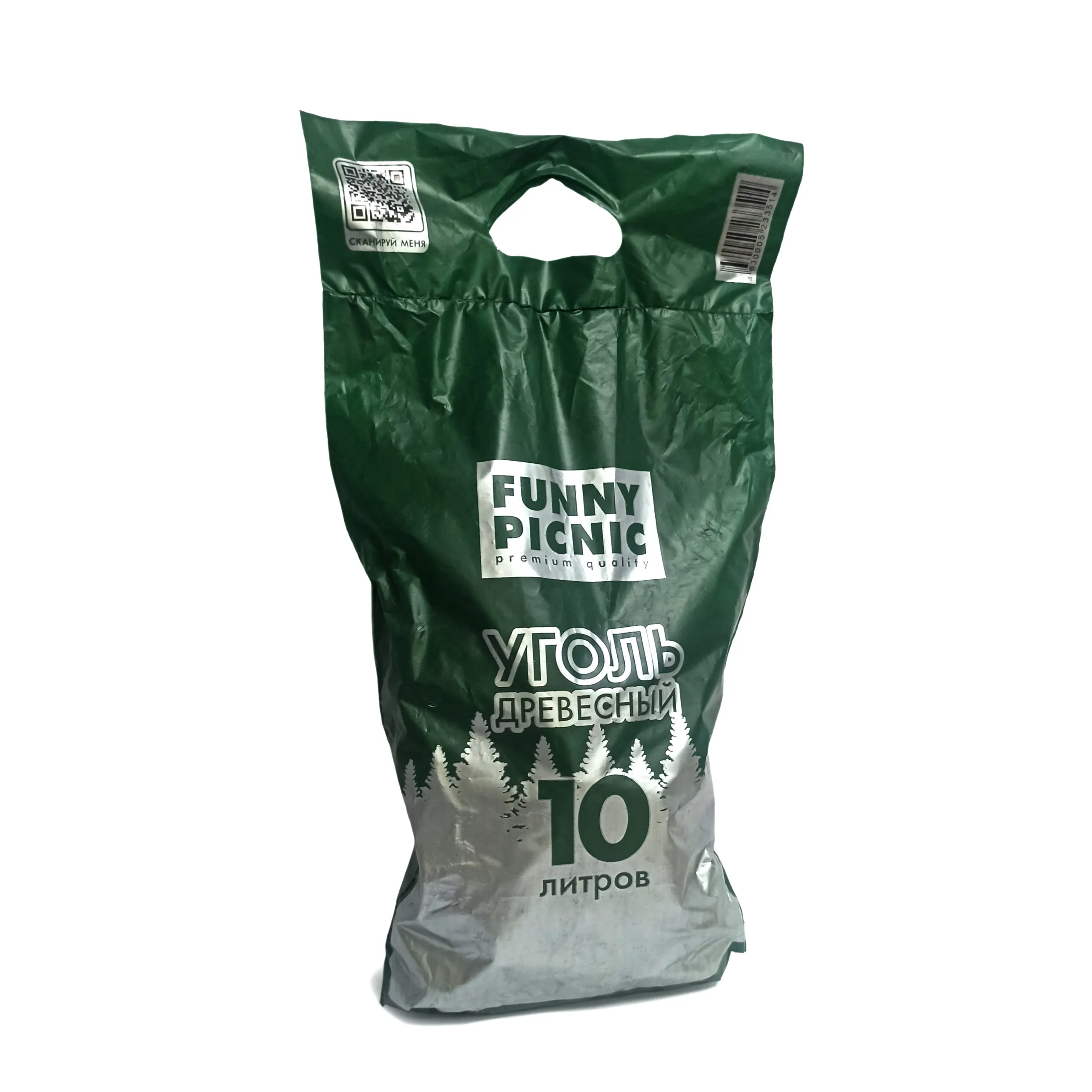 Уголь 10 литров FUNNY PICNIC